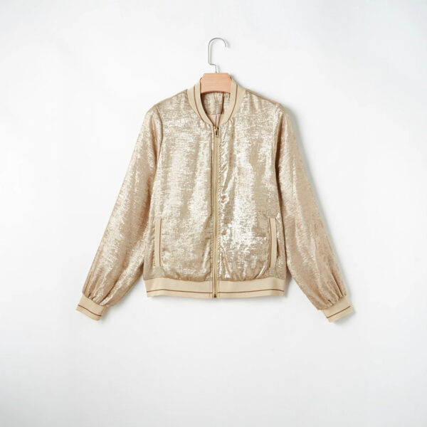 Solid Color Short Women's Casual Versatile Multi-pocket Jacket - Image 5