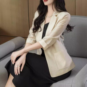 Summer Tencel Women's Suit Jacket