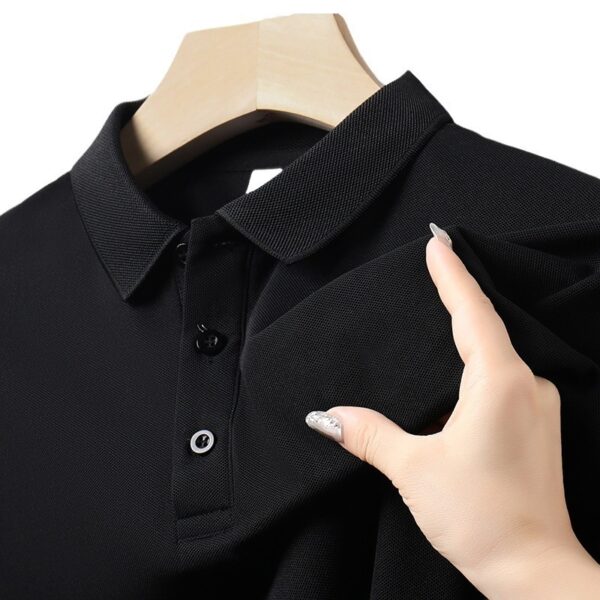 Men's Lapel Short Sleeve Business Half Sleeve - Image 3