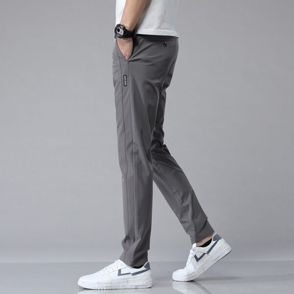 Smooth Full Elastic Force Non-ironing Elastic Sports Pants - Image 2