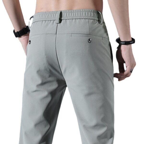 Smooth Full Elastic Force Non-ironing Elastic Sports Pants - Image 7