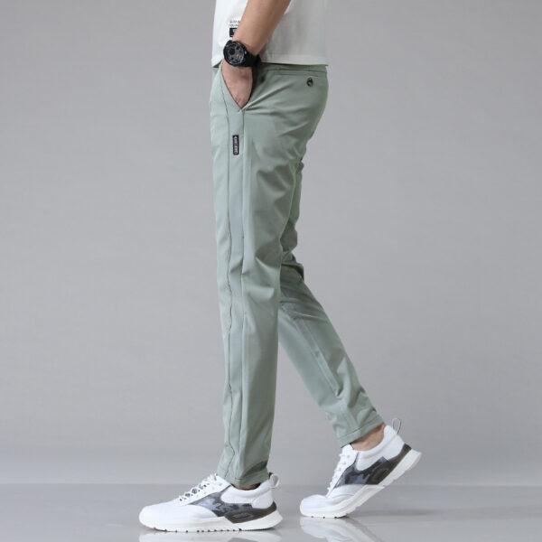 Smooth Full Elastic Force Non-ironing Elastic Sports Pants - Image 5