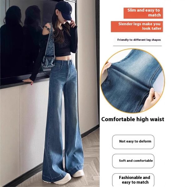 Women's Narrow Wide-leg Skinny Jeans - Image 2