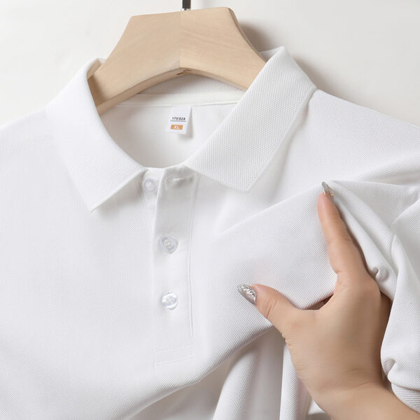 Men's Lapel Short Sleeve Business Half Sleeve - Image 5