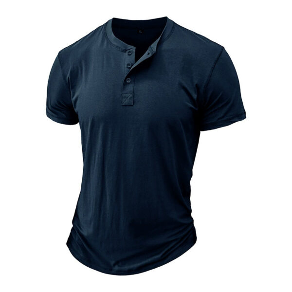 Men's Short-sleeved T-shirt With Round Neck - Image 5