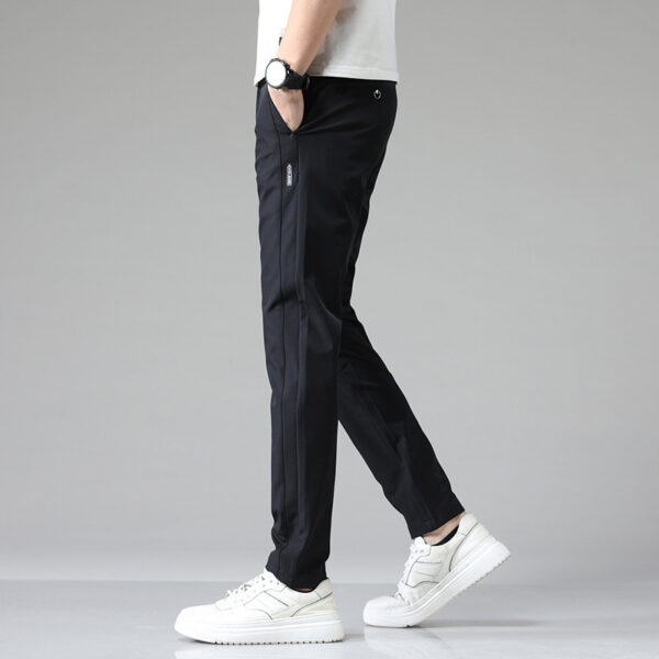 Smooth Full Elastic Force Non-ironing Elastic Sports Pants - Image 4