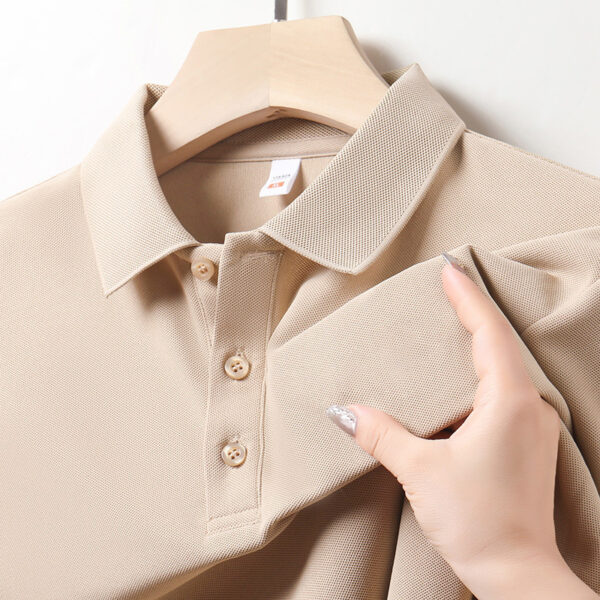Men's Lapel Short Sleeve Business Half Sleeve - Image 2