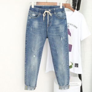 Oversized Jeans Women's Loose High Waist Harem Pants