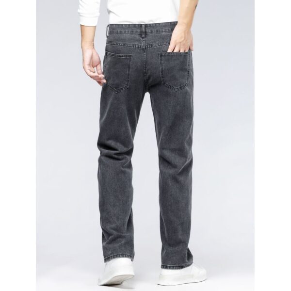 Men's Simple Casual Extra Long Jeans - Image 7
