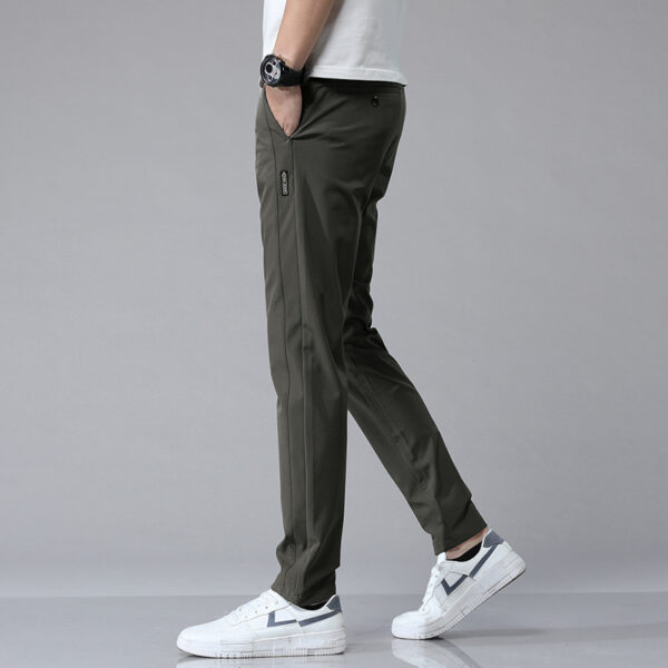 Smooth Full Elastic Force Non-ironing Elastic Sports Pants - Image 8