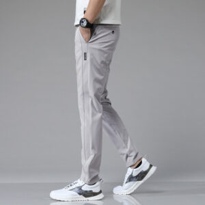 Smooth Full Elastic Force Non-ironing Elastic Sports Pants