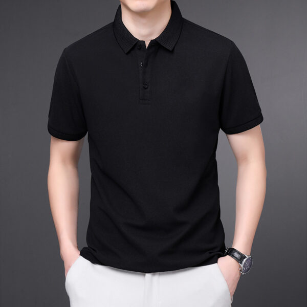 Men's Lapel Short Sleeve Business Half Sleeve - Image 10