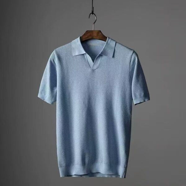 Solid Color Men's Pineapple Seagull Casual Short Sleeve - Image 4