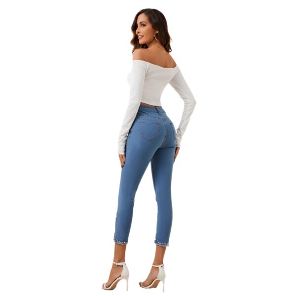 Women's Summer New High Waist Slimming Stretch Denim - Image 3