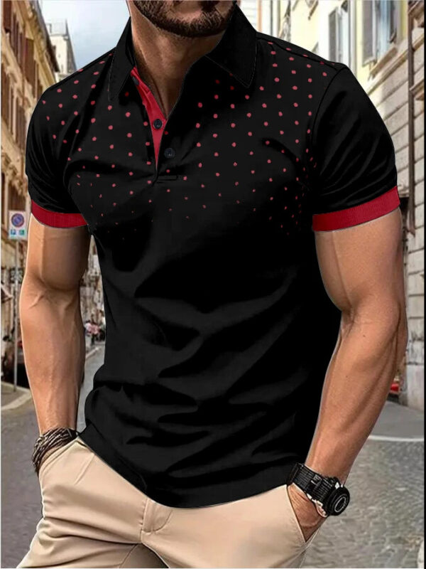 Plain Printing Series Men's Casual Short Sleeve - Image 10