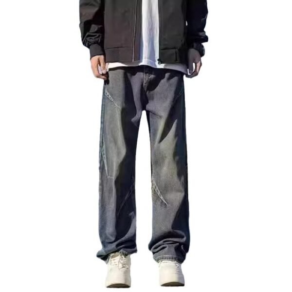 American Retro Distressed Loose Jeans - Image 7