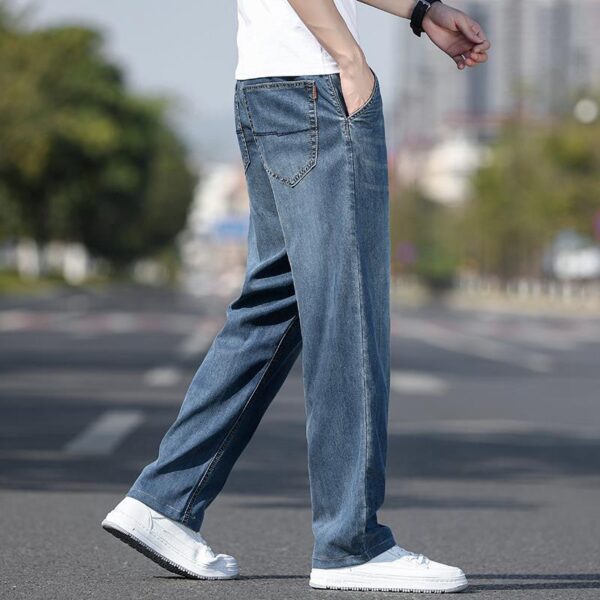 Fashion Personality Tencel Ultra-thin Jeans Men - Image 7