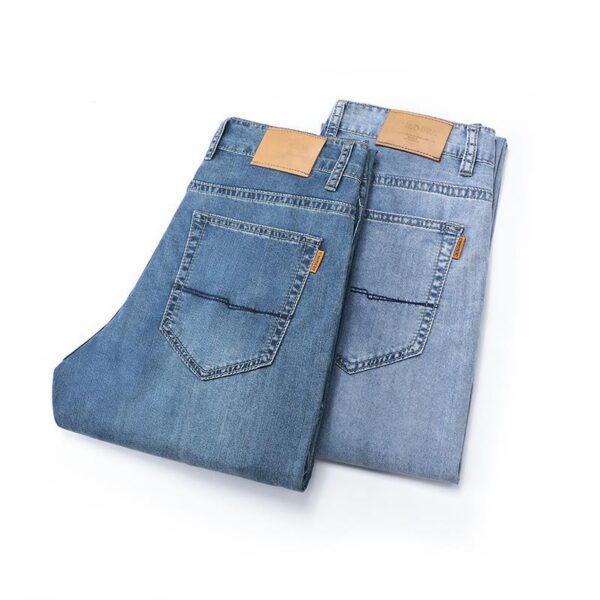 Fashion Personality Tencel Ultra-thin Jeans Men - Image 2