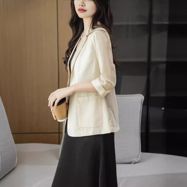 Summer Tencel Women's Suit Jacket - Image 8