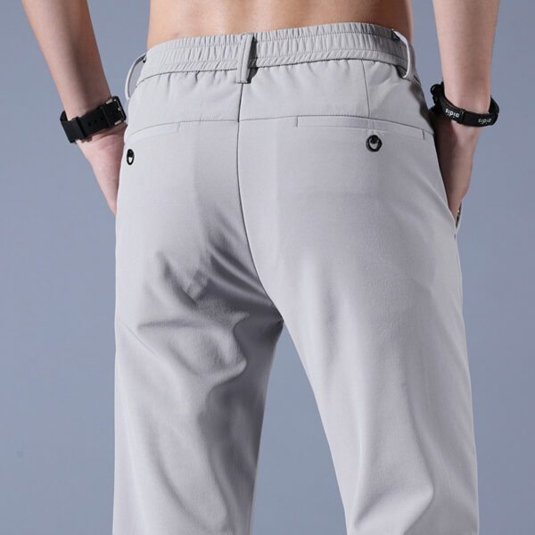 Smooth Full Elastic Force Non-ironing Elastic Sports Pants - Image 10
