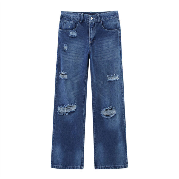 Women's Fashion Leisure Ripped Jeans - Image 5
