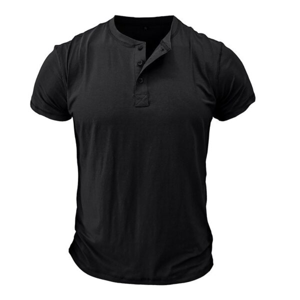 Men's Short-sleeved T-shirt With Round Neck - Image 3