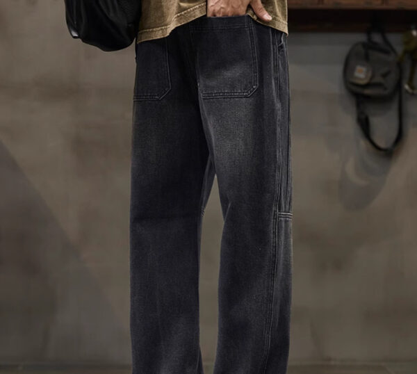 American-style Straight Loose Spring Fashion Brand Boys' Overalls - Image 5