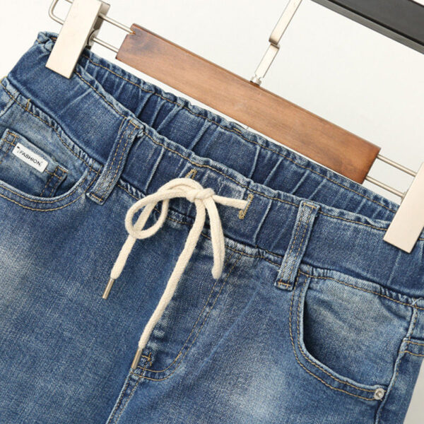 Oversized Jeans Women's Loose High Waist Harem Pants - Image 5