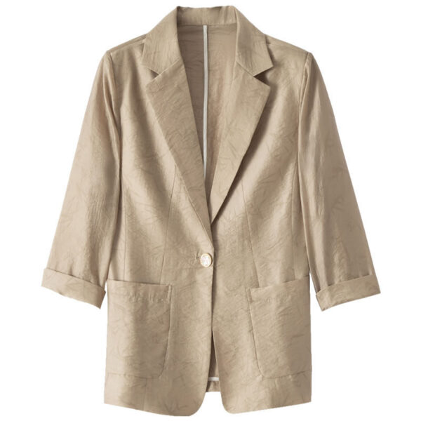 Summer Tencel Women's Suit Jacket - Image 2