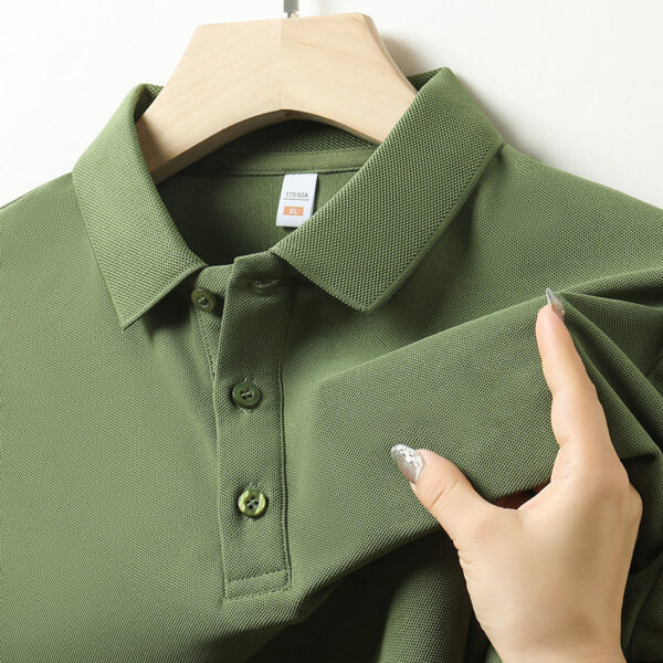 Men's Lapel Short Sleeve Business Half Sleeve - Image 8