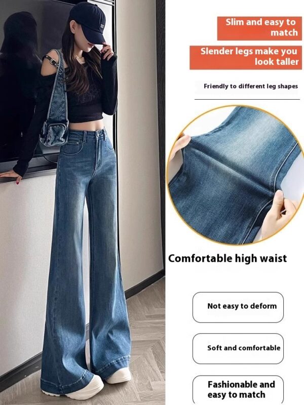 Women's Narrow Wide-leg Skinny Jeans - Image 8